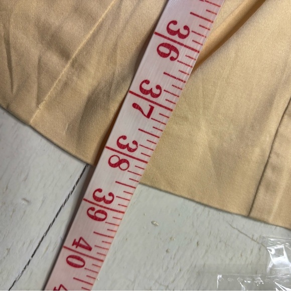 Calvin Klein Dress Size 2 Yellow Fit & Flare A Line Sleevless Cotton Stretch - Picture 4 of 7